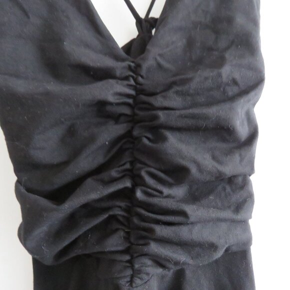 FREE PEOPLE X INDAH BODY Ice Dancer Slip Mini Dress in Black - Size 3 / Large - Picture 4 of 13